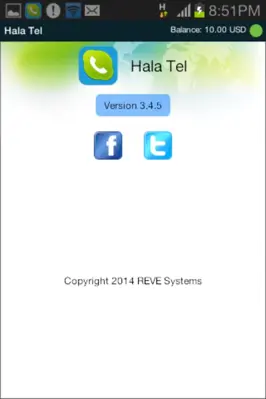 Hala Tel android App screenshot 0
